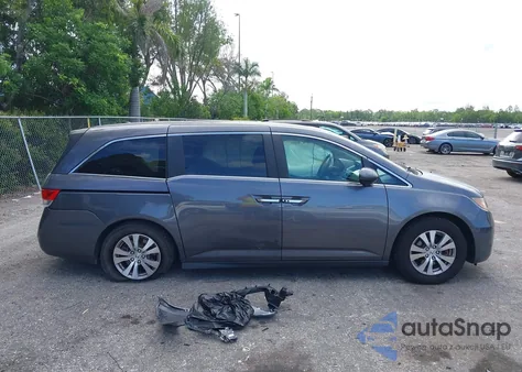 2015 Honda Odyssey Ex-L из США, поврежденный, VIN 5FNRL5H64FB042542